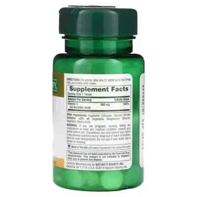 Витамин Mason Natural Витамин C, 500 мг, Vitamin C, Nature's Bounty, 100 таблеток (NRT-01510) Винница
