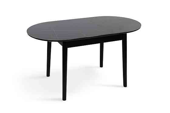 Стіл Тітан 110/140*75, чорний/керам чорна Київ