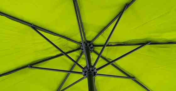 Зонт торговий антиветер Stenson MH-3842 3 м, зелений Винница