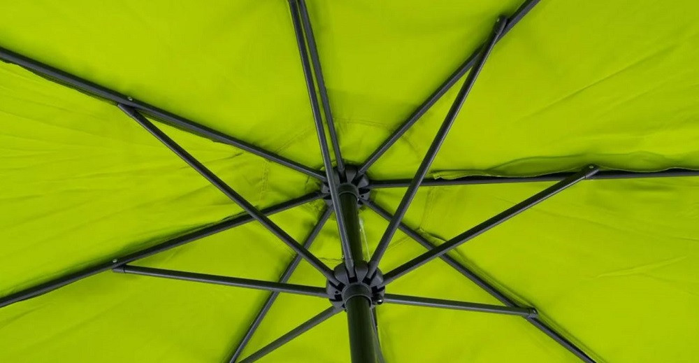 Зонт торговий антиветер Stenson MH-3842 3 м, зелений Винница - изображение 3