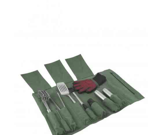 Акція! Скрутка ТОП 10 аксесуарів для барбекю Green GRILLI 888011 Код: 009568 Ровно