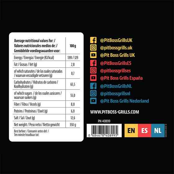 Смесь специй Pit Boss Kansas City BBQ Rub для говядины 350 гр 40987 Код: 012907 Рівне