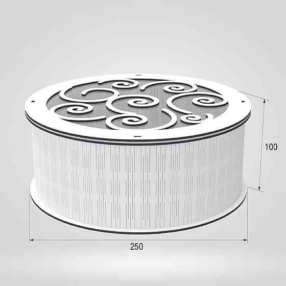Подарочная коробка EKOSTAR d250 h100 Киев