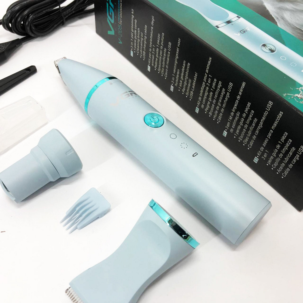 Машинка для стрижки тварин собак і кішок, Набір машинки для стрижки для собак Машинка тример кішок BZ-68 Львів - фото 17