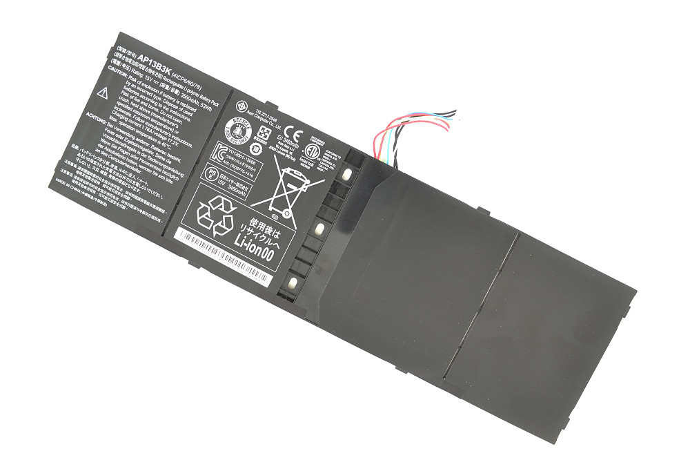Аккумулятор для ноутбука Acer AP13B3K Aspire V7-482 15V Black 3560mAh Orig Вінниця - фото 5