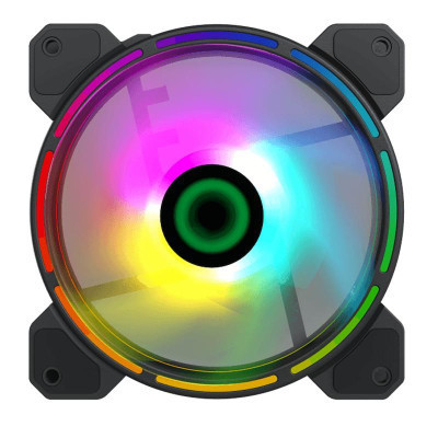Кулер до корпусу Gamemax FN-12Rainbow-D Вінниця - фото 1