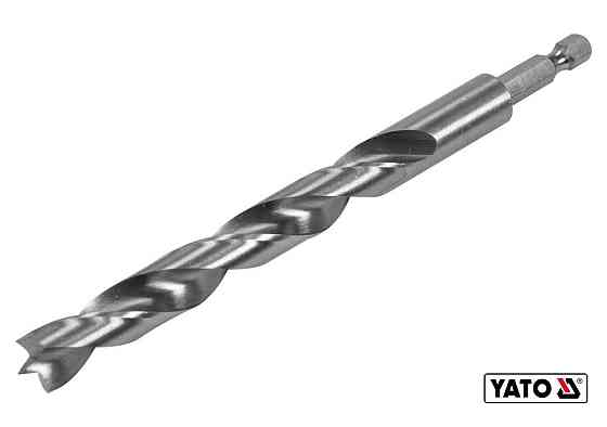 Свердло по дереву YATO : Ø12 x 100/60 мм, хвостовик- HEX 1/4", HSS 4241(DW) Одеса