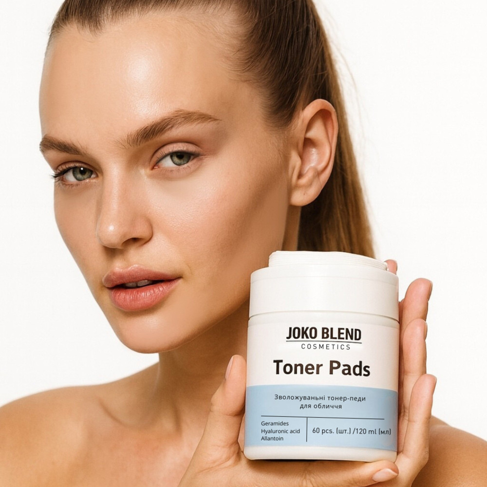 Увлажняющие тонер-педы для лица с керамидами и гиалуроновой кислотой Joko Blend 120 мл/60 шт Киев - изображение 3