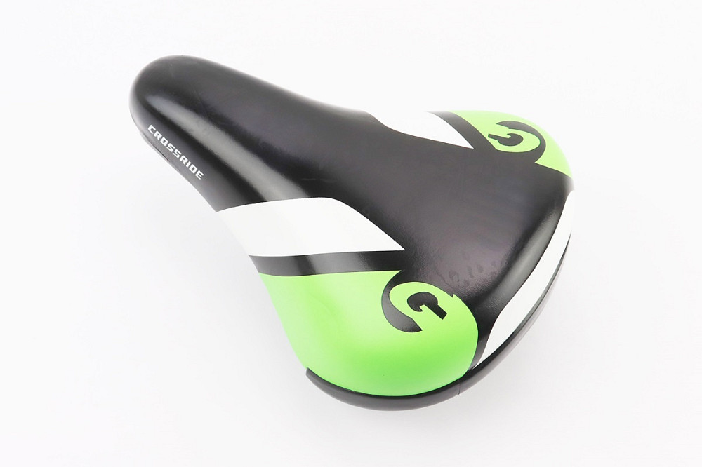 Сидіння CHILD 230x150мм, чорне з зелено-білим малюнком BSK-N185-10 Киев - изображение 1