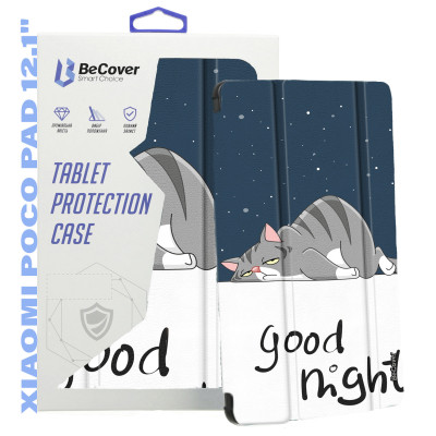 Чехол для планшета BeCover Smart Case Xiaomi Poco Pad 12.1" Good Night (711562) Винница - изображение 8