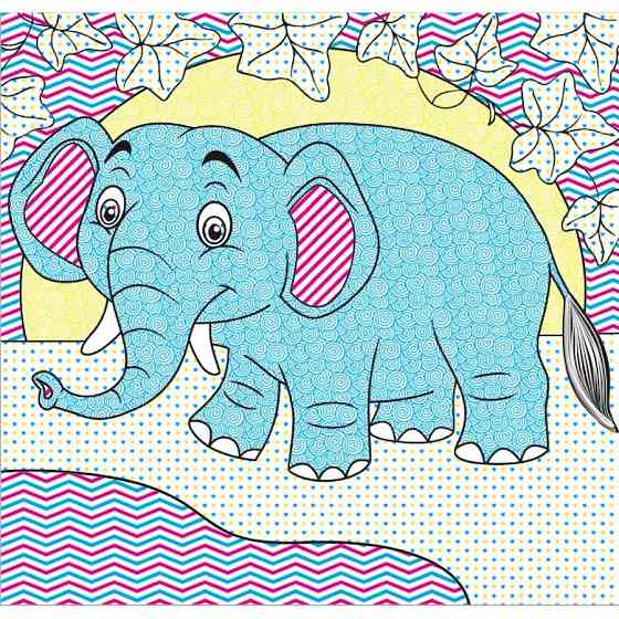 Водні розмальовки Чарівна розмальовка Джунглі 757128, 4 малюнки Вінниця