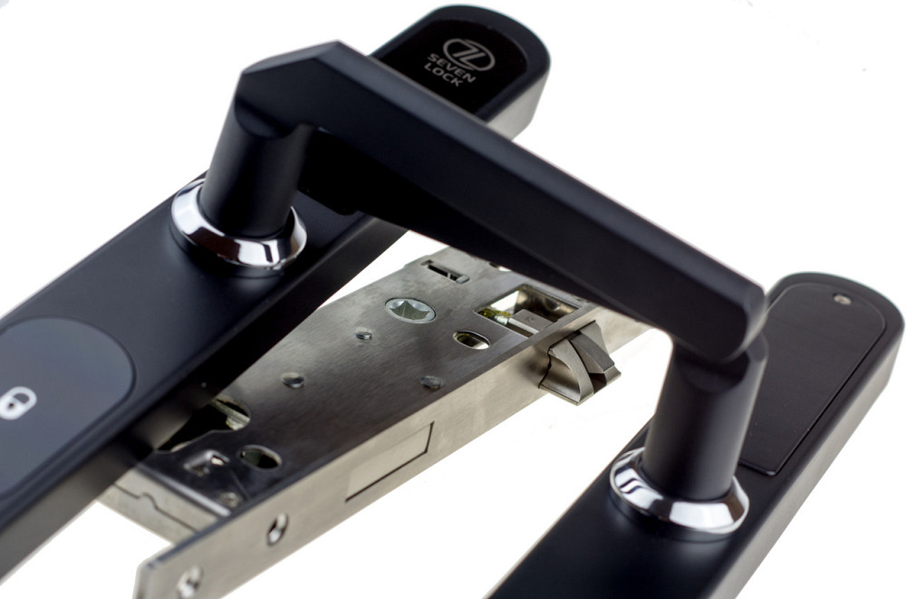 Электронный RFID замок для офисов SEVEN LOCK SL-7737S black ID EM Киев - изображение 3