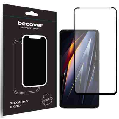 Стекло защитное BeCover Tecno POVA Neo 3 (LH6n) Black (710045) Винница