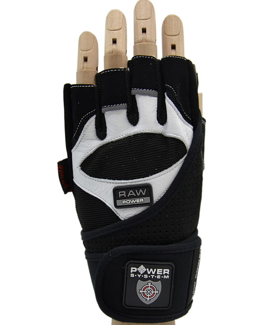 Рукавички для фітнесу Power System PS-2850 Raw Power Black/White XL Кам'янське - фото 2