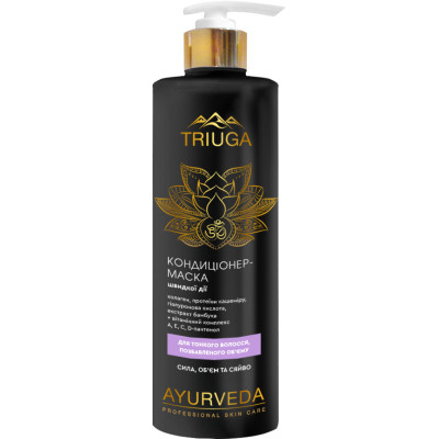 Кондиціонер для волосся Triuga Сила, об'єм та сяйво Для тонкого волосся, позбавленого об'єму 500 мл (4820164640739) Вінниця - фото 1