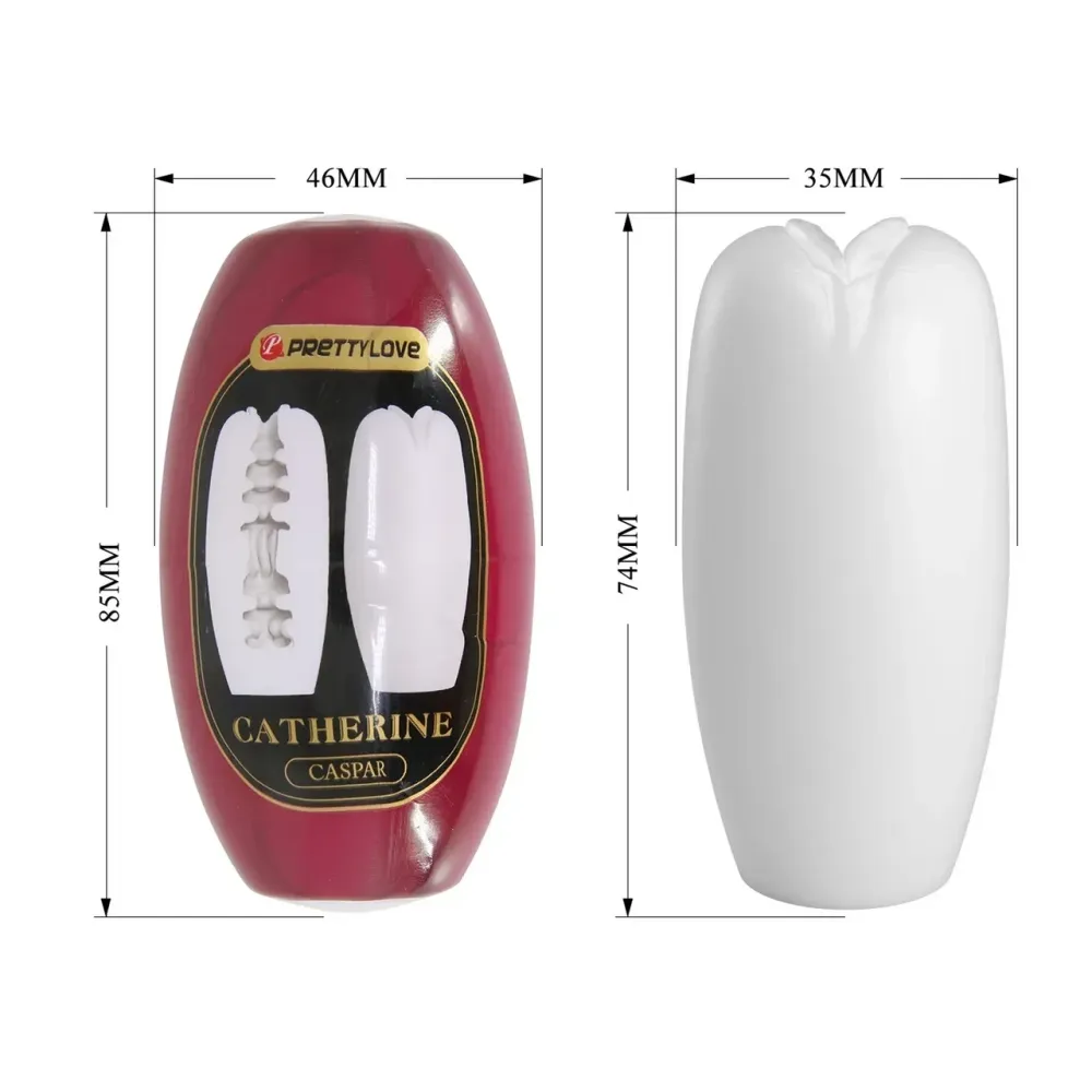 Мастурбатор яйцо Pretty Love CATHERINE - Caspar White, BI-014832-4-2 Sex Aura Киев - изображение 9
