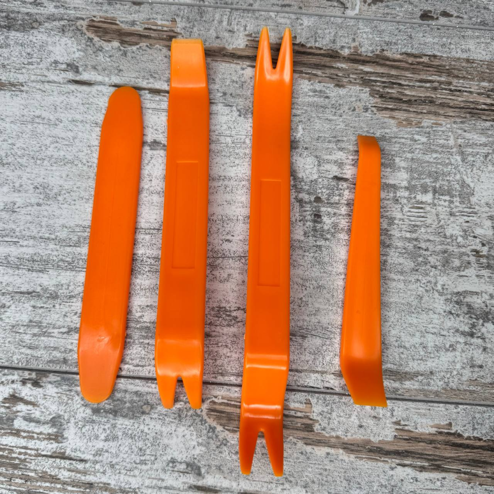 Набор съёмников пистонов, обшивки, панелей, магнитол 12шт, пластиковые и металлические Киев - изображение 3