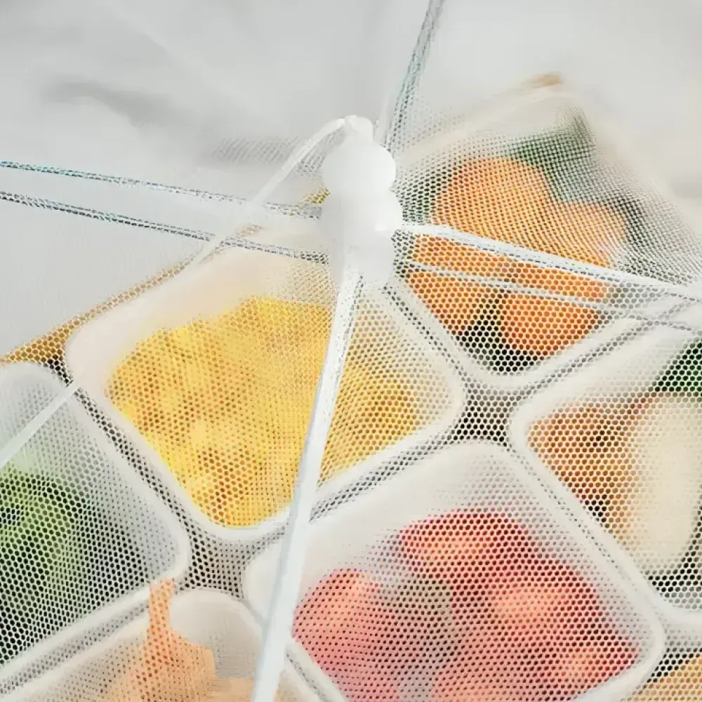 Антимоскитный зонтик-колпак для продуктов / Антимоскитный сетка зонтик на стол, 48х26см Коломия - фото 4