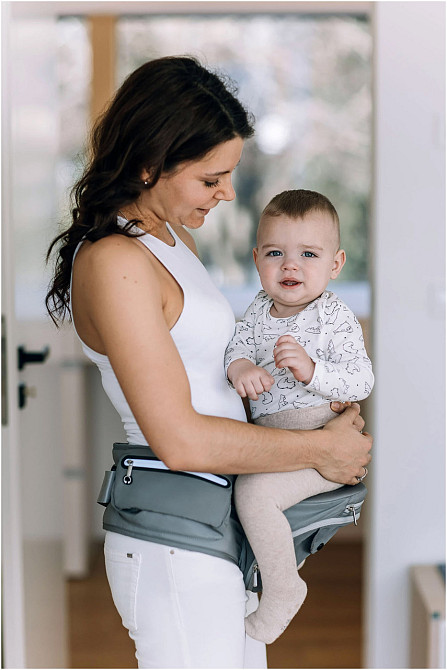 Сумка-кенгуру FreeON Happy Together 6 в 1, grey Київ - фото 5