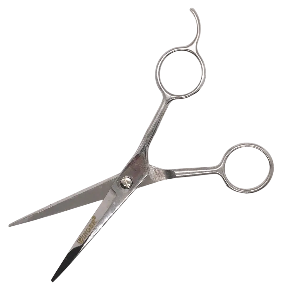 Перукарські ножиці Zinger суцільнометалеві, розмір леза – 5,8 см Київ - фото 1