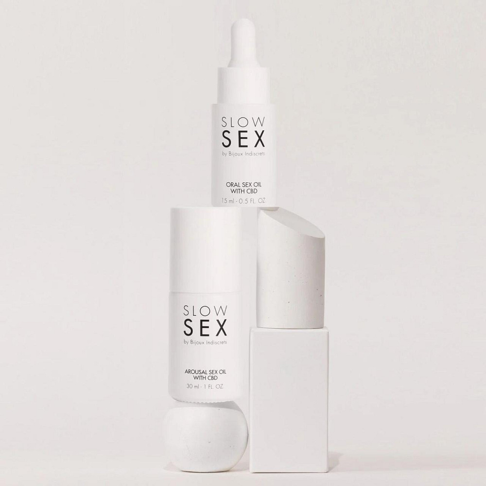 Масло для возбуждения Bijoux Indiscrets SLOW SEX Arousal Sex Oil CBD (30 мл) Sex Aura Киев - изображение 5