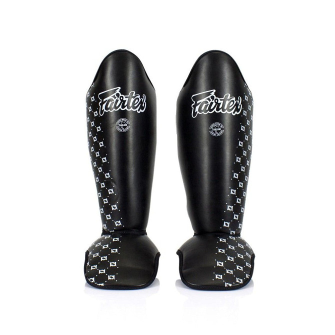 Захист гомілки та стопи Fairtex SP5 Shin Pads Black XL Каменское - изображение 1