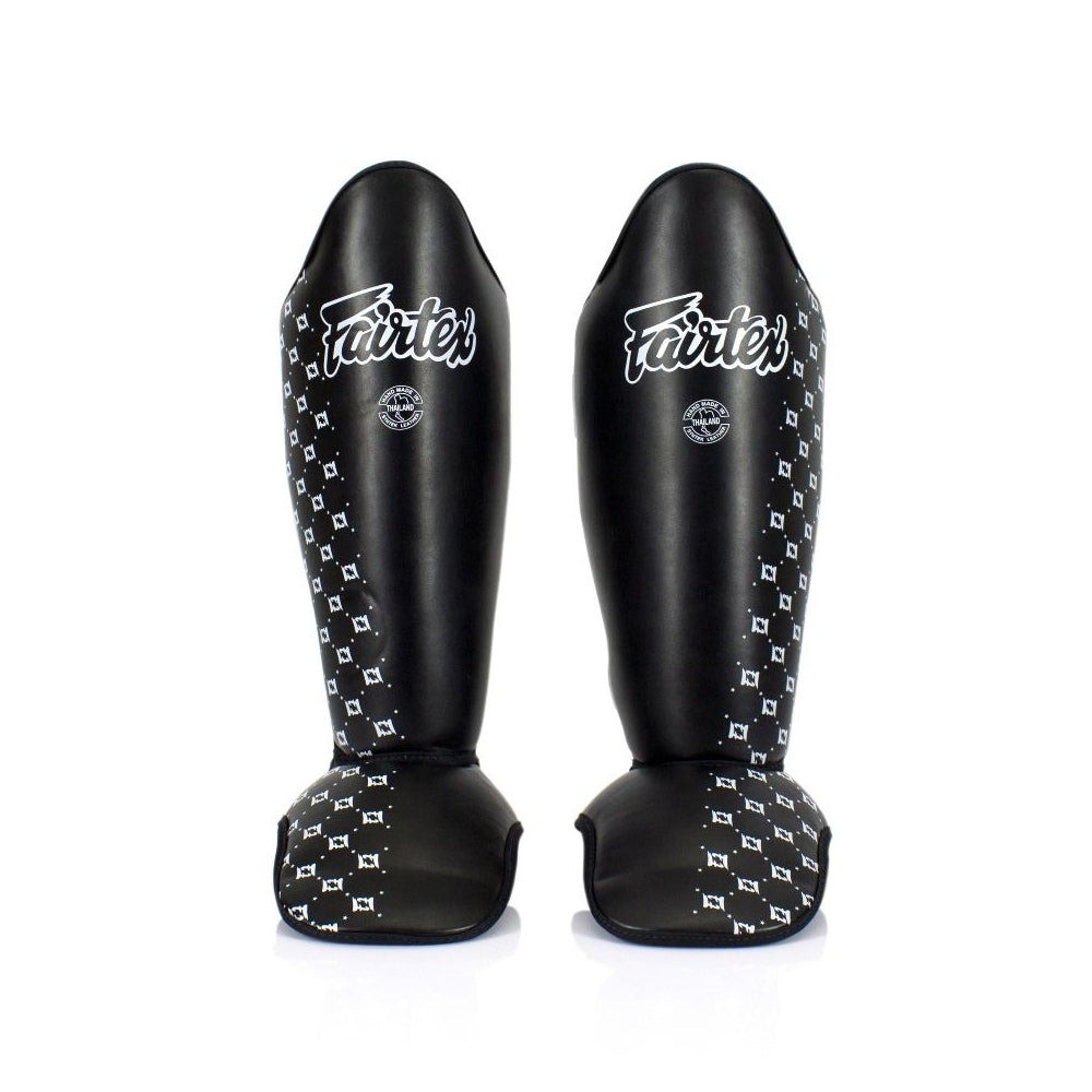 Захист гомілки та стопи Fairtex SP5 Shin Pads Black XL Кам'янське - фото 1
