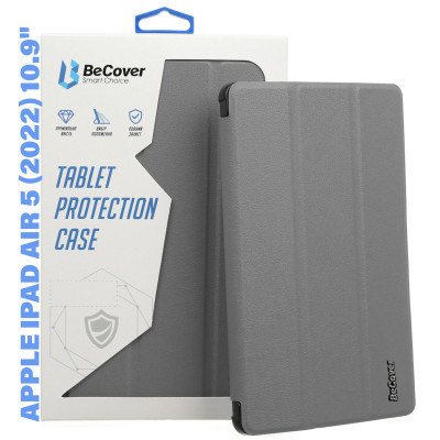 Чохол до планшета BeCover Smart Case Apple iPad Air 5 (2022) 10.9" Gray (710773) Вінниця - фото 1