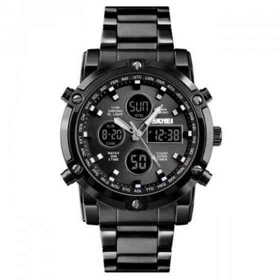 Чоловічий наручний годинник Skmei Molot Limited AllBlack (Чорний) Вінниця