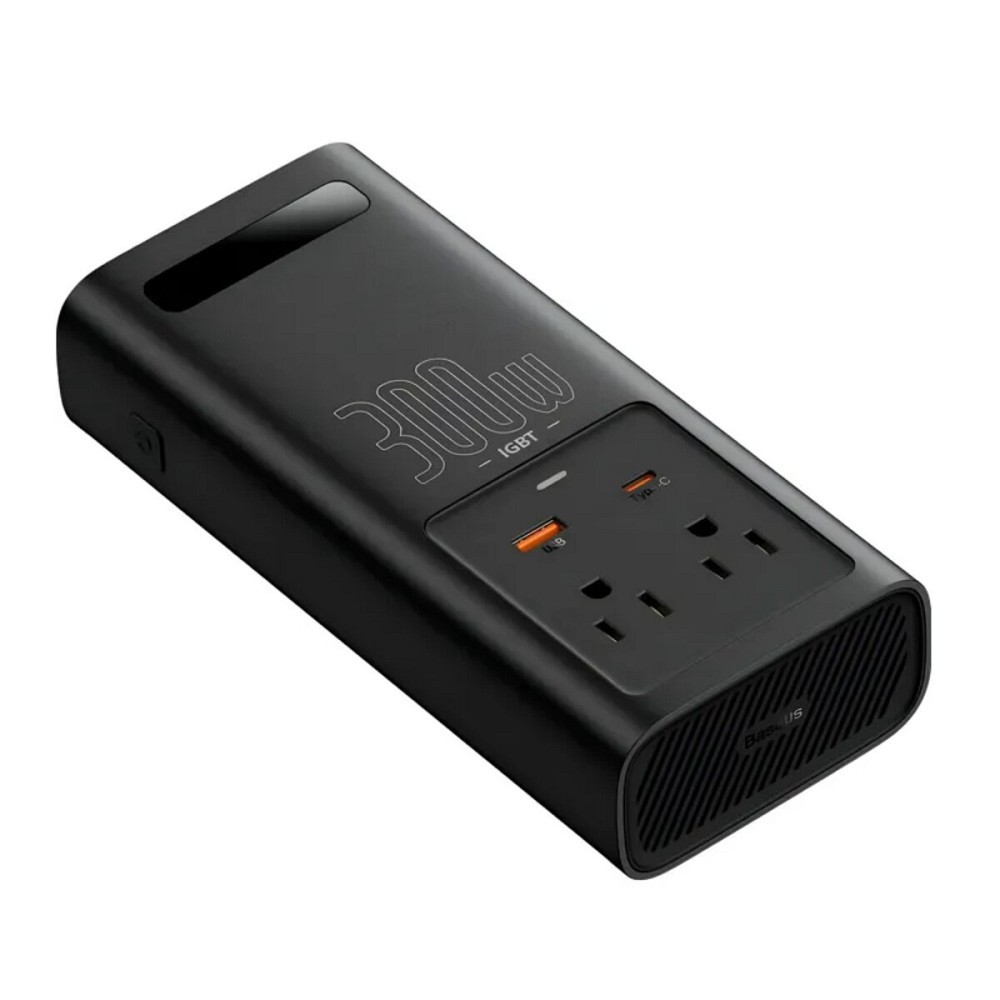Автомобільний інвертор Baseus IGBT Power Inverter 300W (110V US/JP ) Black (CGNB010001) Киев - изображение 4