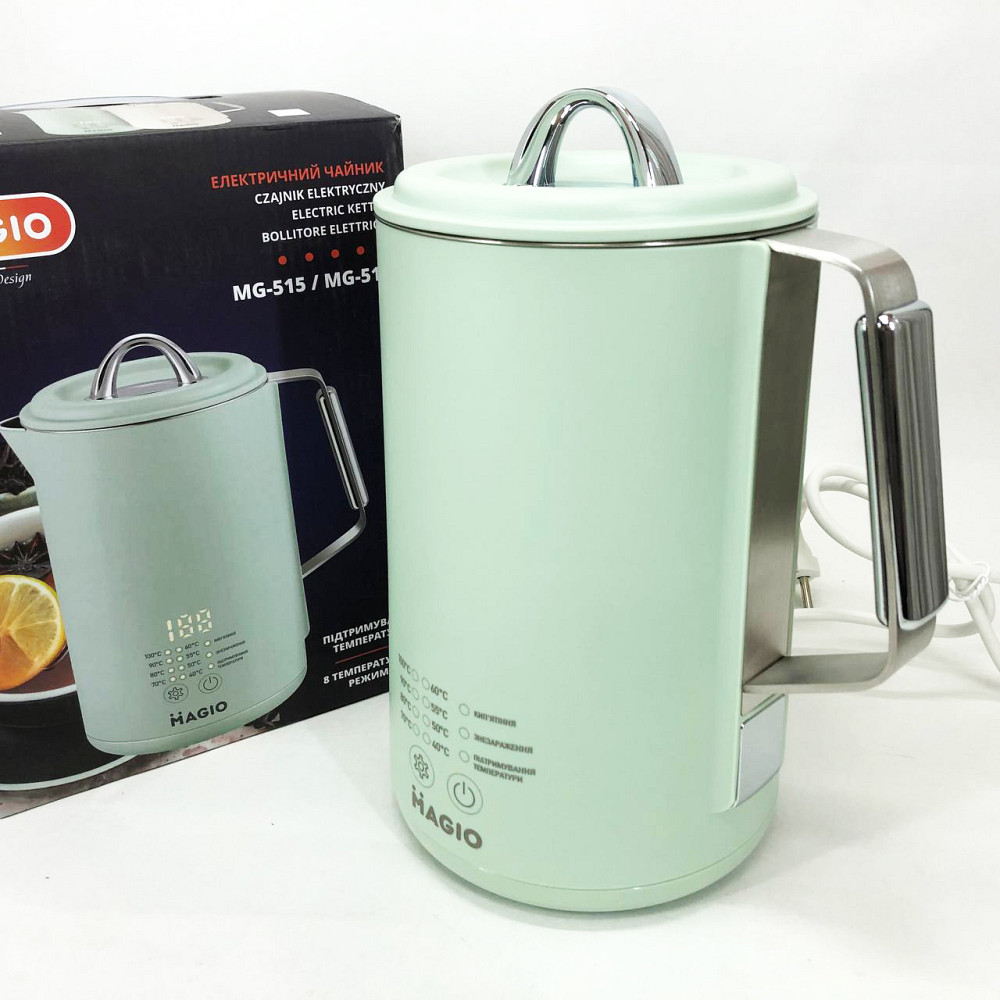 Электрический чайник с индикацией включения, Электрочайник бытовой с индикатором работы MA-28 Львов - изображение 6