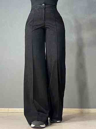 Брюки женские Gritana 234 палаццо под замшу черные, черный, XL Киев