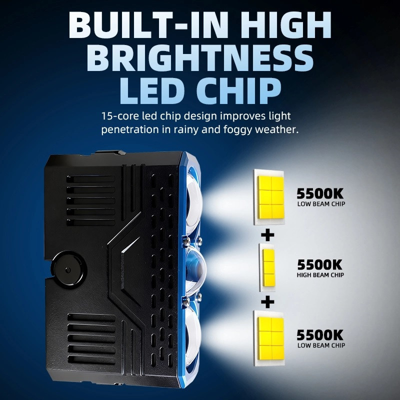 Протитуманні лінзи Sanvi Bi-LED S301 9-16V 68/90w 5500k Харків - фото 2