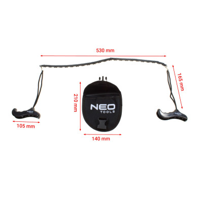 Цепная пила Neo Tools ручная 53см (63-158) Винница - изображение 9
