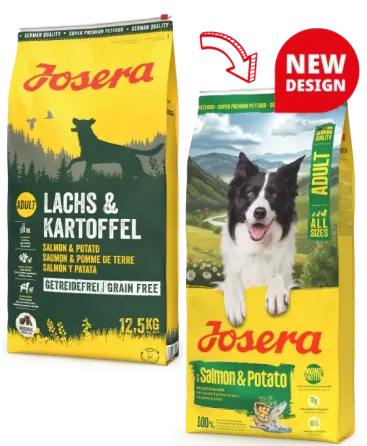 Сухой корм Josera Salmon & Potato Adult All Sizes (Lachs&Kartoffel) без зерновых с лососем и картофелем, 12.5 кг Винница