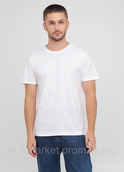 Футболка базова щільна Stedman Comfort-T чоловіча біла (ST2100-WHI) M Київ - фото 1