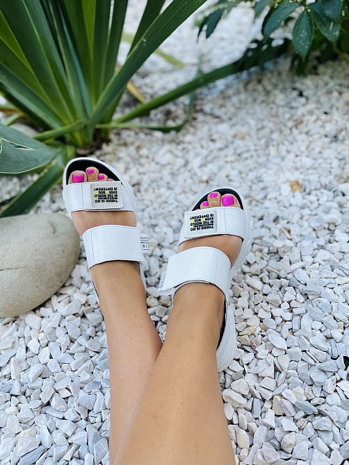 teona Босоніжки жіночі TEONA 127 білі (літо, шкіра натуральна) (4101) Коломия - фото 7