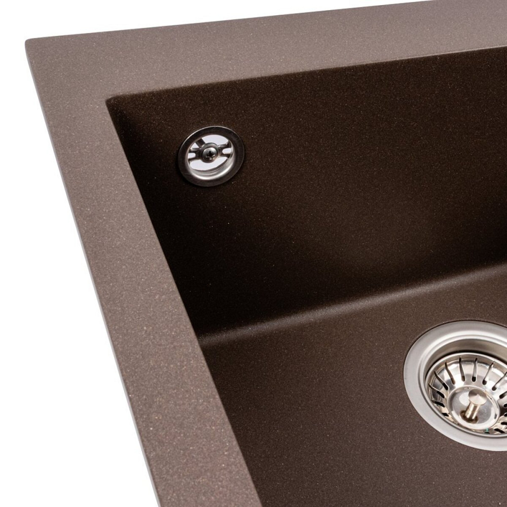 VALESO Гранітна мийка VALESO GALAX 5050 матова темна скеля Коломия - фото 19