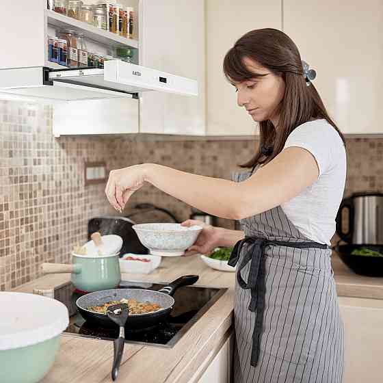 Mariana Neo 60 витяжка з плоским екраном 60 см 640 м3/год витяжка LED білий (Німеччина, читати опис) Рівне