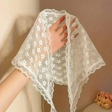 Косинка мереживо біла жіноча Київ - фото 1