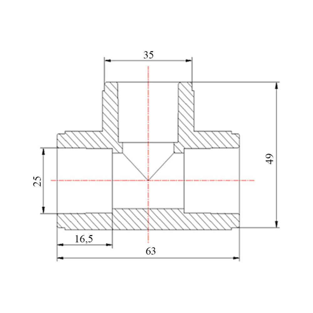 Тройник PPR Blue Ocean 25 Київ - фото 2