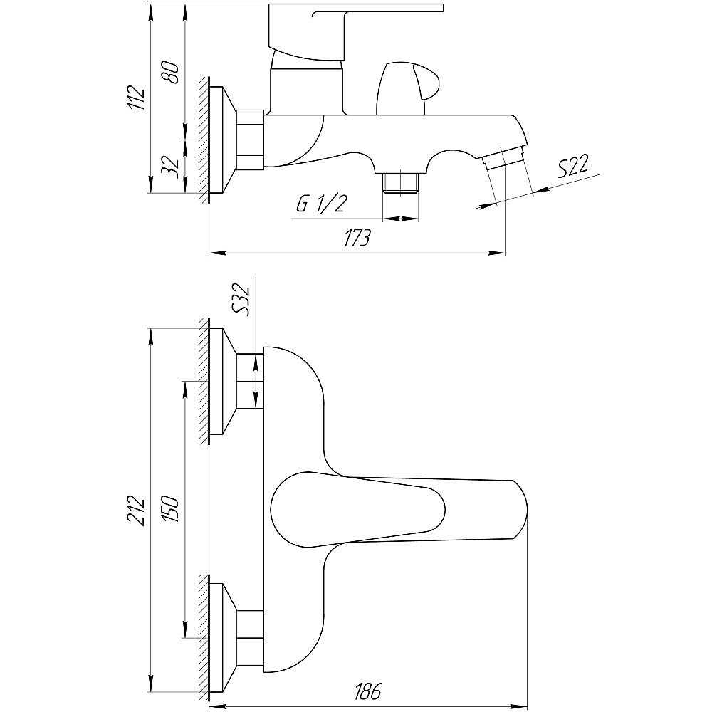 Змішувач для ванни DOMINO ALICANTE DAA-102N Луцк - изображение 7