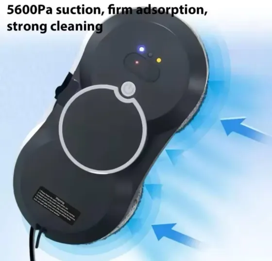 Робот для мойки окон NEW Glass Cleaning Robot с пультом дистанционного управления черный Коломия