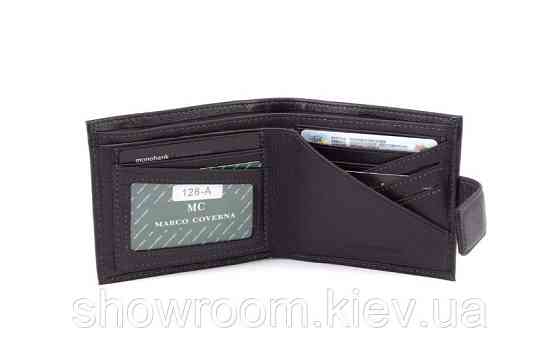 Чоловіче шкіряне портмоне з монетницею Marco Coverna (821) Київ