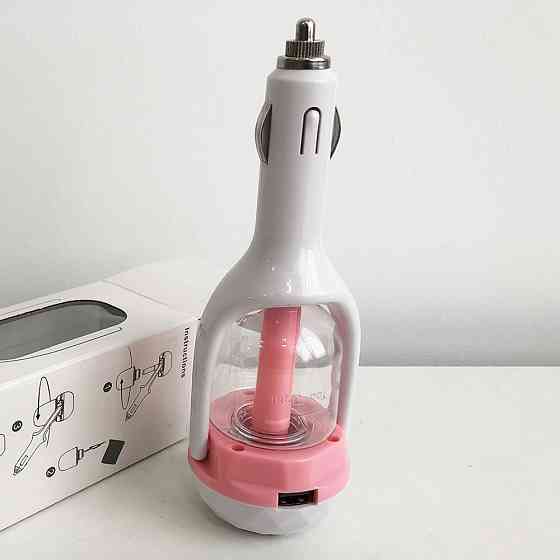 Зволожувач повітря авто, зволожувач повітря автомобільний Air Purifier BA-3. EX-785 Колір: рожевий Київ