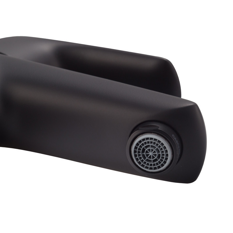 Черный смеситель для умывальника Koer KB-10008-05 KR3471 Харьков - изображение 4