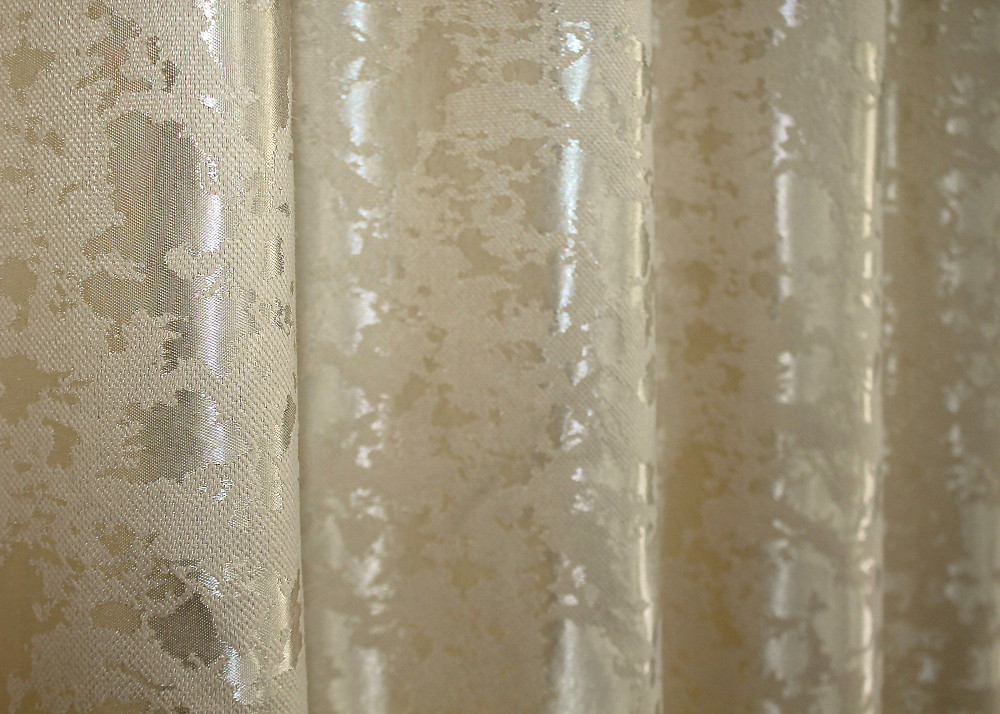 Комплект готовых штор VR-Textil Лен мрамор Pavliani ХО № 1270ш Бежевый 150х280 см 2 шт (33-0099) Киев - изображение 15