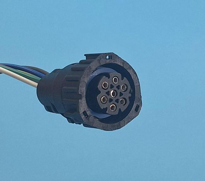 Разъем заднего фонаря грузовой (7 контактов) прямой Харьков - изображение 2