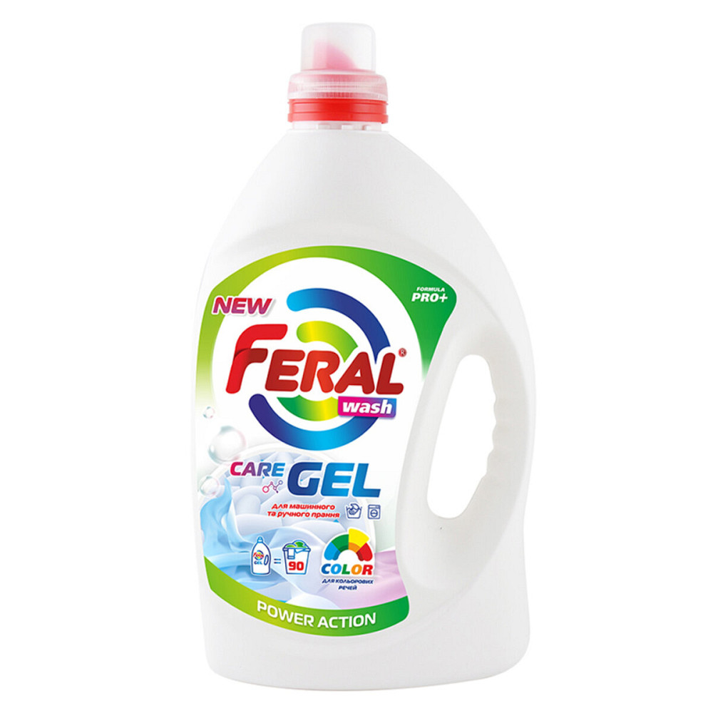 Жидкий порошок FERAL для цветных вещей 4.5л Киев - изображение 1