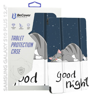 Чохол до планшета BeCover Smart Case Samsung Galaxy Tab S10 Plus (SM-X820/SM-X826) 12.4" Good Night (712244) Вінниця - фото 7